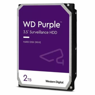 Western Digital 2TB Surveillance Hard Drive ( Purple) With 2 Years Official Warranty