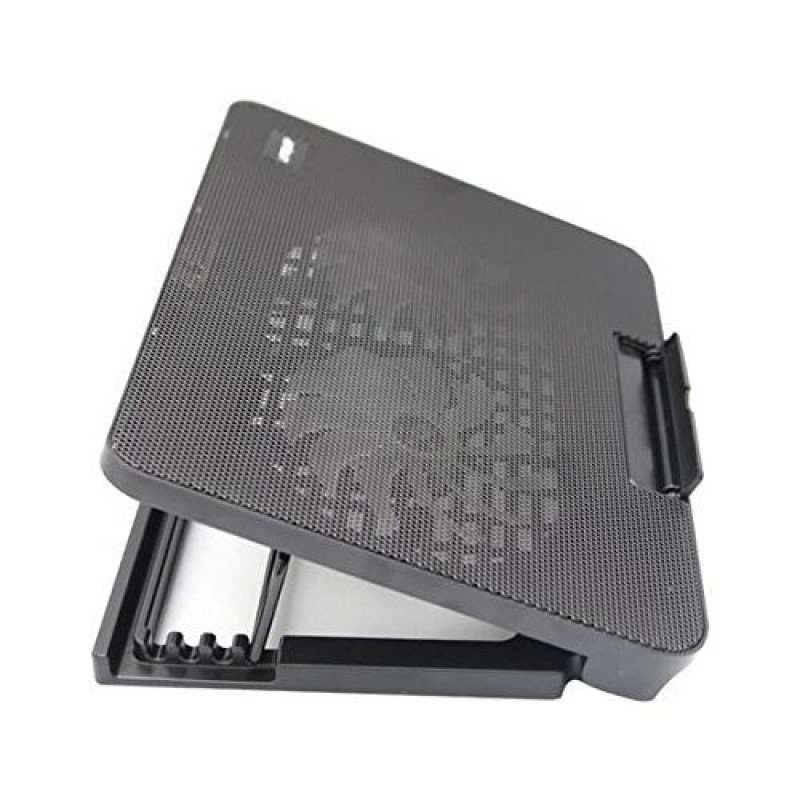 SPEED-X N99 2 Fan Laptop Cooling Pad with Dual USB Ports LED Light Adjustable Stand for Laptops up to 17 Inch - Image 3