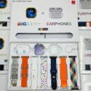 I20 Ultra Smart Watch With Earbuds And 7 Straps