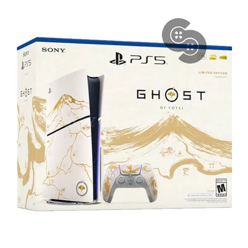 Sony PlayStation PS5 Slim 1TB Ghost of Yōtei Gold Limited Edition - Image 2