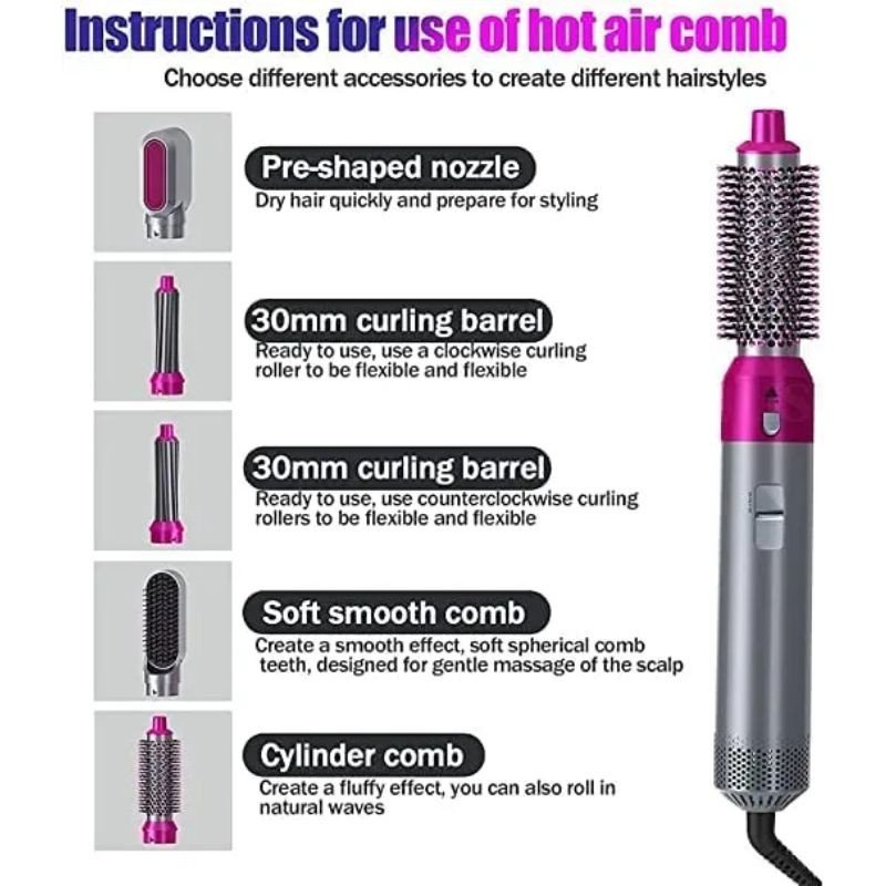 5 In 1 Multifunctional Hair Styler - Image 3