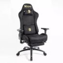 Dominion Ergonomic Chair - With Footrest · Black