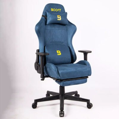 Ascend Ergonomic Chair - With Footrest · Blue