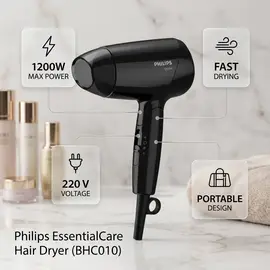Philips EssentialCare 1200W Hair Dryer (BHC010)