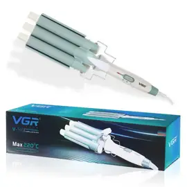VGR V-595 Professional Hair Curling Iron with Three Barrels For Women