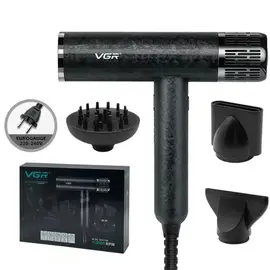 VGR V-640HD Professional Hair Dryer Barber Series 1600–1900W High-Speed BLDC Motor